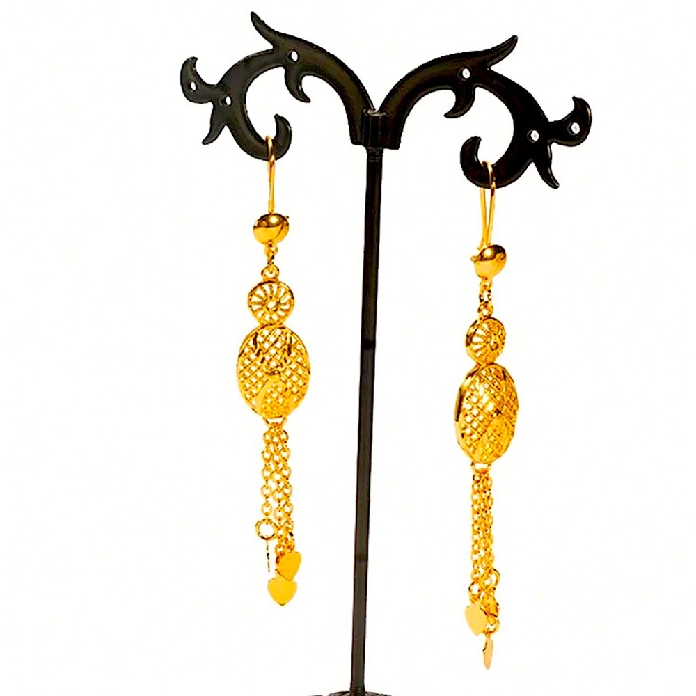 Gold Plated Dangle Earrings
